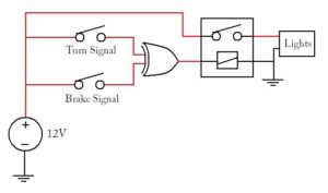 Wiring Flexible LED Strip to turn signal